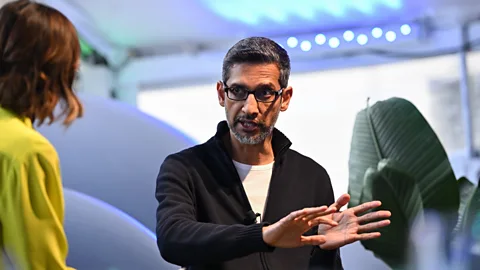 Sundar Pichai discussing AI and the future of work